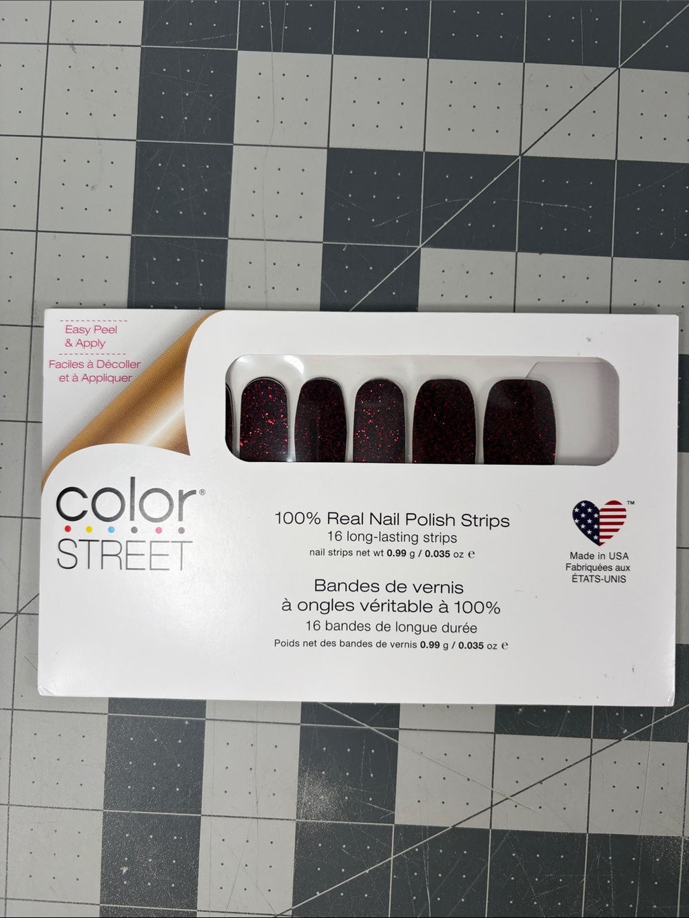 Color Street Nail Polish Strips Lot of 7 Glitter Solid & Pattern - Picture 4 of 15